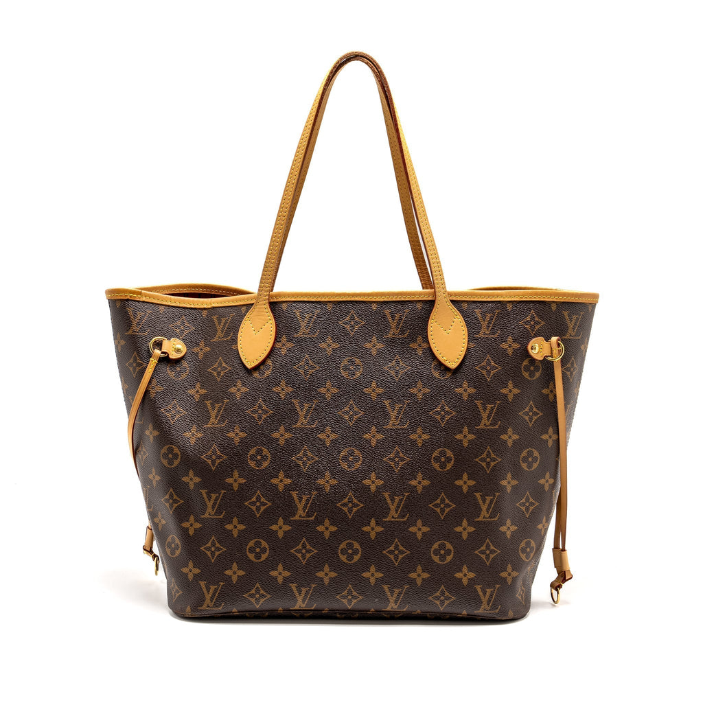 LOUIS VUITTON NEVERFULL MM MONOGRAM CANVAS GHW