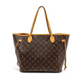 LOUIS VUITTON NEVERFULL MM MONOGRAM CANVAS GHW