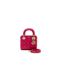 DIOR MINI LADY DIOR LAMBSKIN PINK GHW