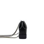 CHANEL SMALL GABRIELLE BACKPACK AGED CALFSKIN BLACK MULTICOLOUR HARDWARE