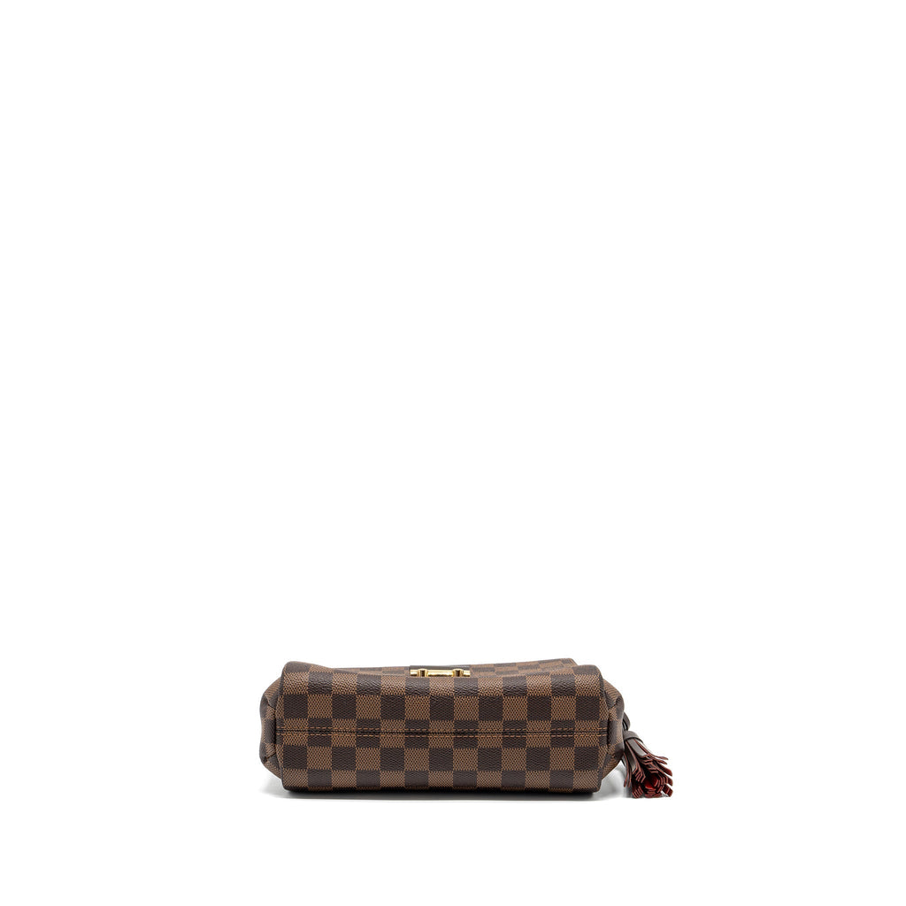 LOUIS VUITTON CROISETTE DAMIER EBENE GHW
