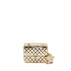 CHANEL 24C BACKPACK WITH STAR PATENT GOLD LGHW (MICROCHIP)