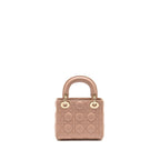 DIOR MINI LADY DIOR BAG LAMBSKIN BLUSH LGHW