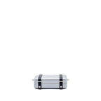 DIOR X RIMOWA CLUTCH TRUNK BAG ALUMINIUM / CALFSKIN SILVER / BLACK SHW