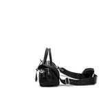 PRADA TOP HANDLE RE-EDITION 2005 NYLON BAG BLACK SHW