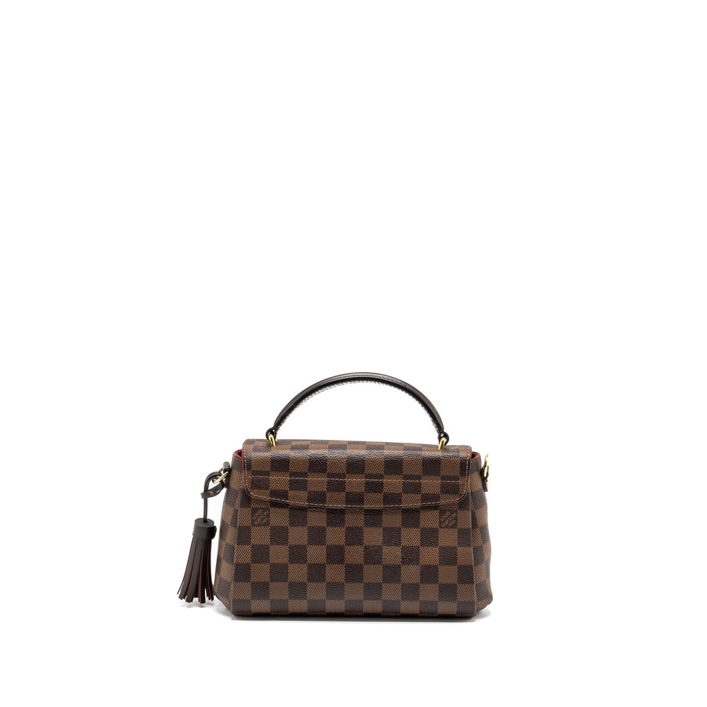 LOUIS VUITTON CROISETTE DAMIER EBENE GHW