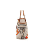 Hermes Steeple 25 canvas/ swift beige / gold SHW