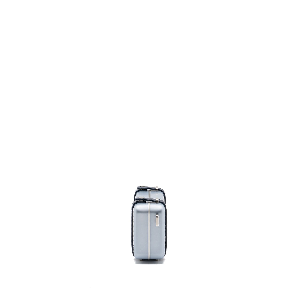 DIOR X RIMOWA CLUTCH TRUNK BAG ALUMINIUM / CALFSKIN SILVER / BLACK SHW