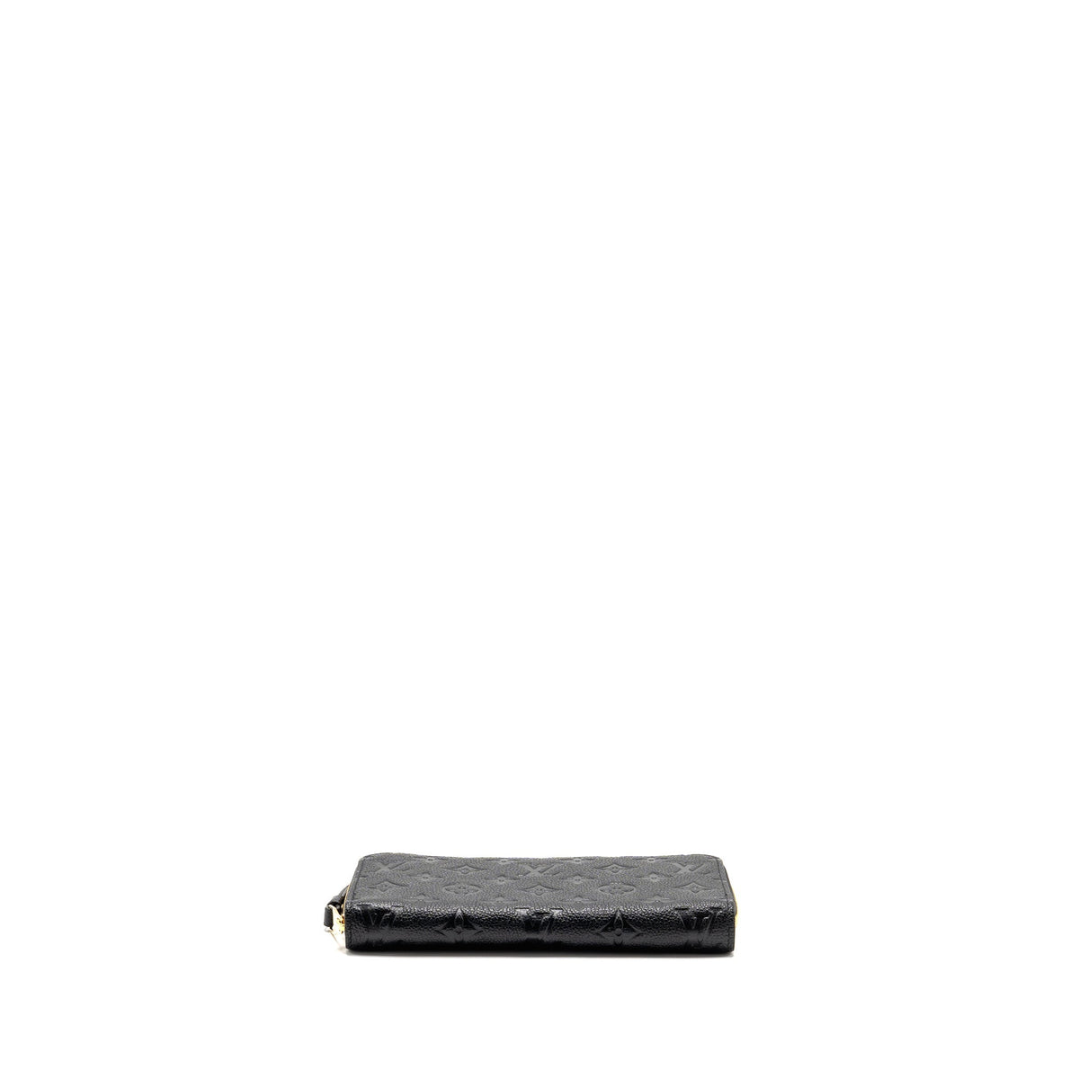 LOUIS VUITTON ZIPPY LONG WALLET EMBOSSED MONOGRAM EMPREINTE LEATHER BLACK GHW