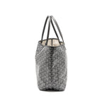 GOYARD SAINT LOUIS PM TOTE BAG GOYARDLINE CANVAS GREY SHW