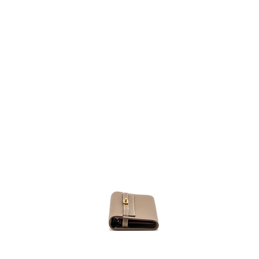 HERMES KELLY TO GO EVERCOLOR ETOUPE GHW