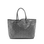 GOYARD SAINT LOUIS PM TOTE BAG GOYARDLINE CANVAS GREY SHW