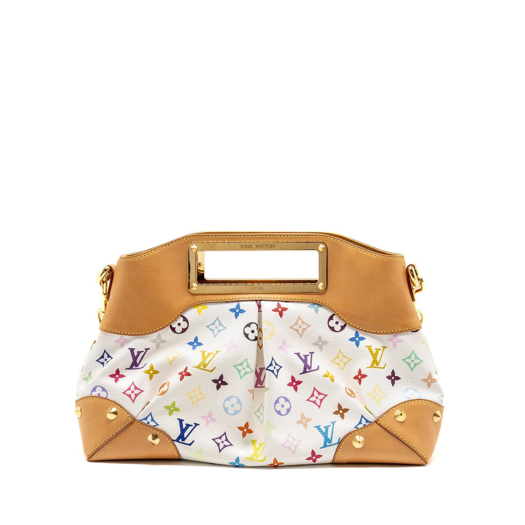 LOUIS VUITTON JUDY PM MONOGRAM CANVAS WHITE/MULTICOLOUR GHW