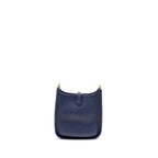 HERMES MINI EVELYNE CLEMENCE BLUE GHW