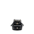 CHANEL MINI DUMA BACKPACK LAMBSKIN BLACK LGHW (MICROCHIP)