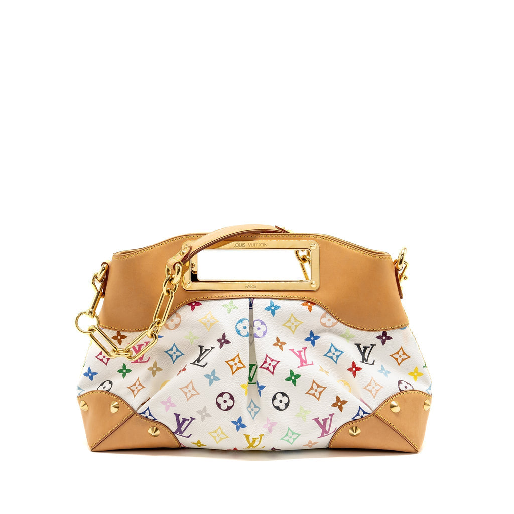LOUIS VUITTON JUDY PM MONOGRAM CANVAS WHITE/MULTICOLOUR GHW