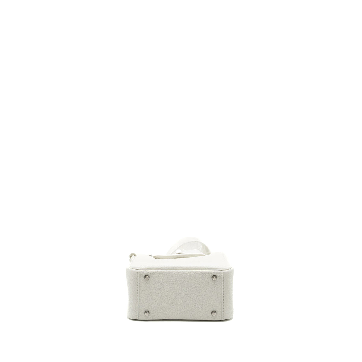 HERMES MINI LINDY CLEMENCE NEW WHITE SHW