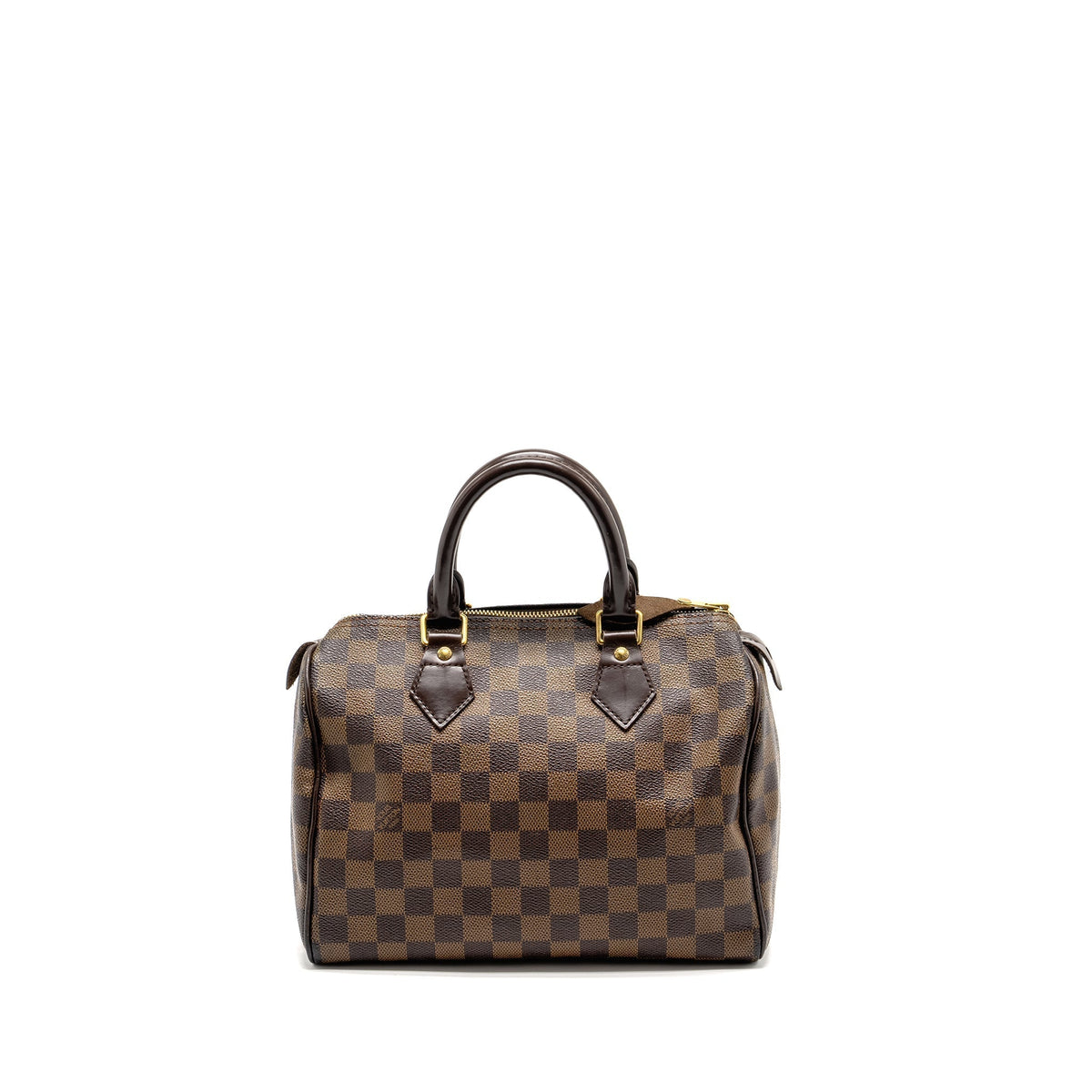 LOUIS VUITTON SPEEDY 25 DAMIER EBENE CANVAS GHW