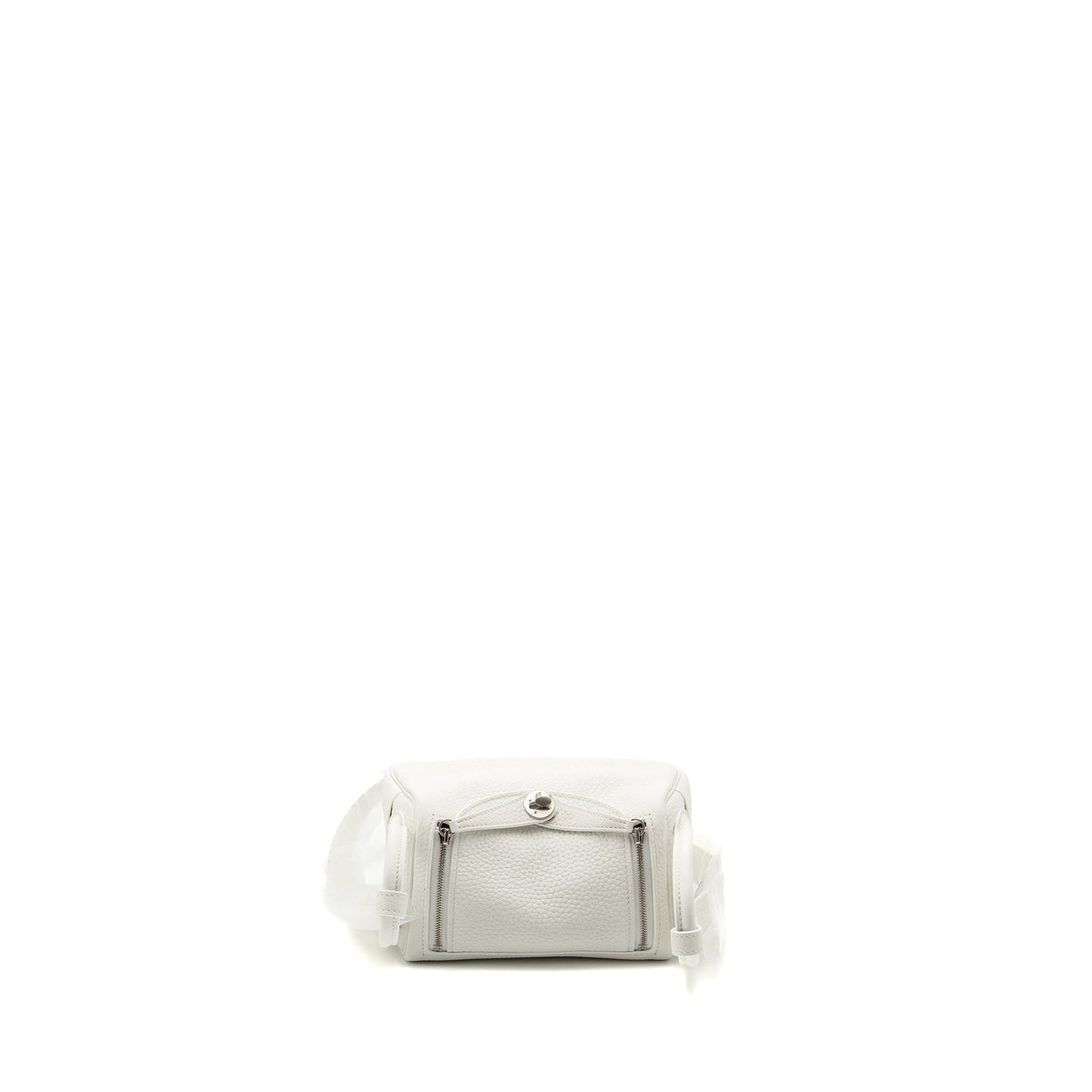 HERMES MINI LINDY CLEMENCE NEW WHITE SHW