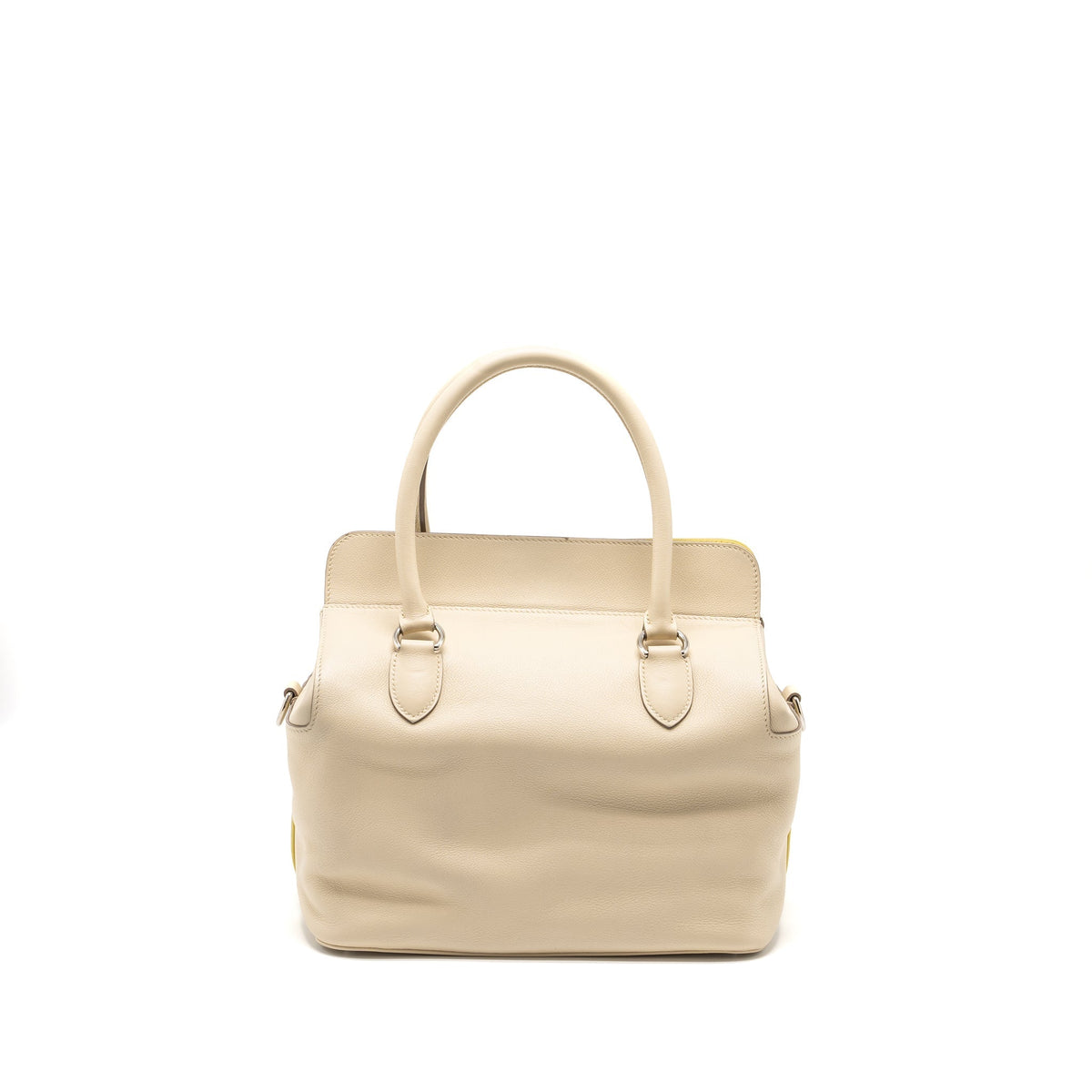 Hermes Toolbox 26 Clemence Craie/Jaune Poussin SHW