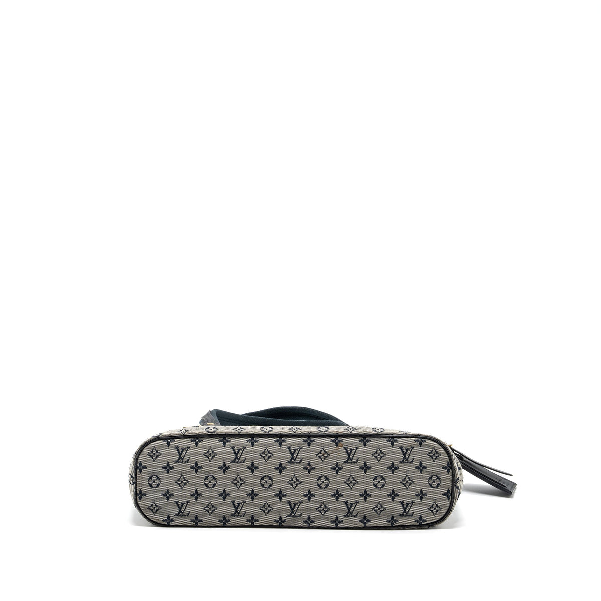 LOUIS VUITTON VINTAGE ZIP TOTE BAG FABRIC BLUE GHW