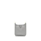Hermes Mini Evelyne Clemence Bleu Pale/Gris Etain GHW