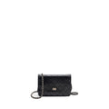 CHANEL 2.55 REISSUE WALLET ON CHAIN CALFSKIN BLACK RUTHENIUM HARDWARE