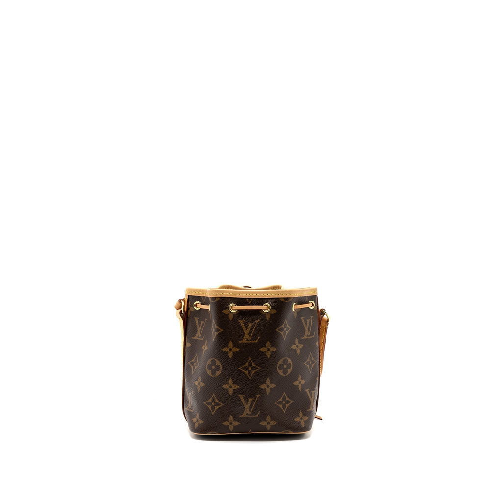 LOUIS VUITTON NANO NOE MONOGRAM CANVAS GHW