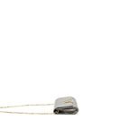 LOUIS VUITTON LOUISE PM PATENT SILVER GHW