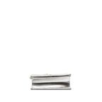 DIOR DIORAMA BAG GOATSKIN METALLIC SILVER LGHW