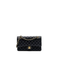 CHANEL MEDIUM CLASSIC DOUBLE FLAP BAG CAVIAR BLACK GHW