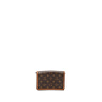 LOUIS VUITTON DAUPHINE CHAIN WALLET MONOGRAM REVERSE CANVAS GHW