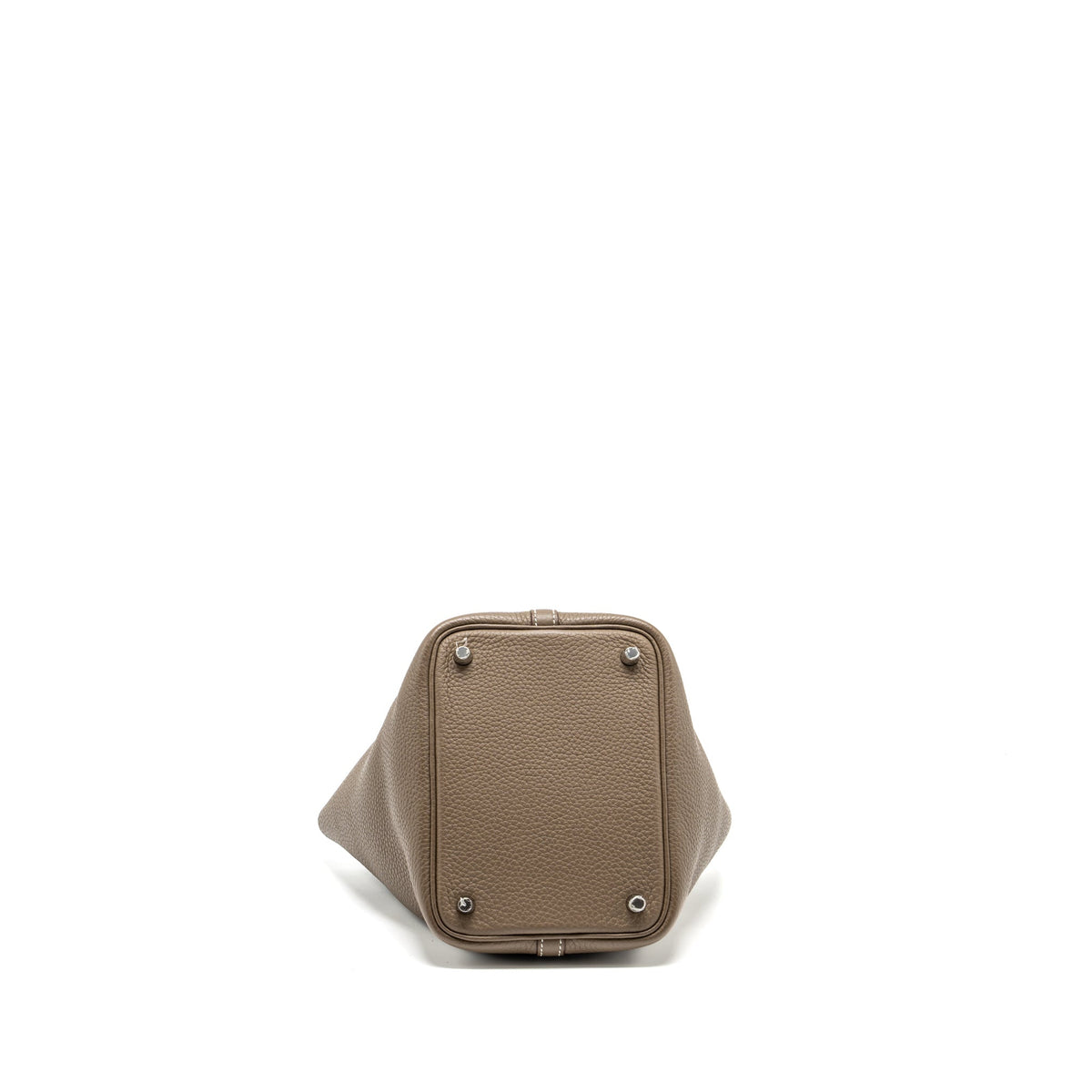 Hermes picotin 18 lock bag clemence Etoupe SHW