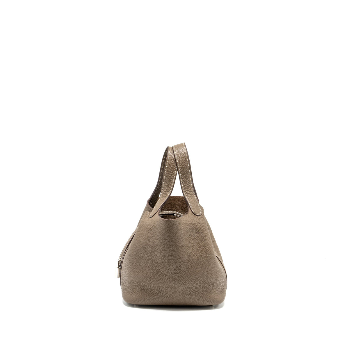 Hermes picotin 18 lock bag clemence Etoupe SHW