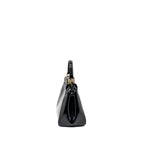 FENDI MINI PEEKABOO PATENT BLACK GHW