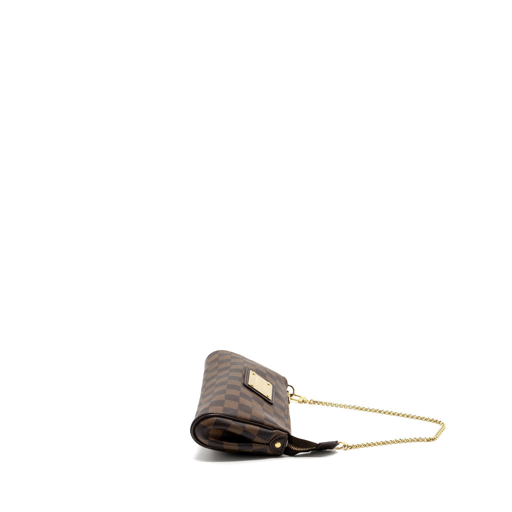 LOUIS VUITTON EVA POCHETTE DAMIER EBENE GHW