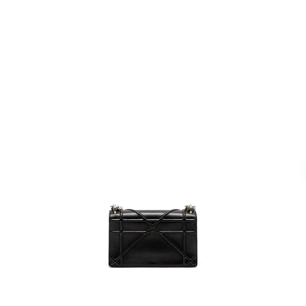 DIOR MINI DIORAMA BAG CALFSKIN BLACK SHW