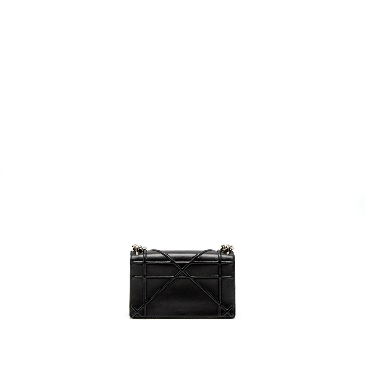 DIOR MINI DIORAMA BAG CALFSKIN BLACK SHW