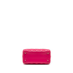 DIOR MEDIUM LADY DIOR LAMBSKIN PINK LGHW