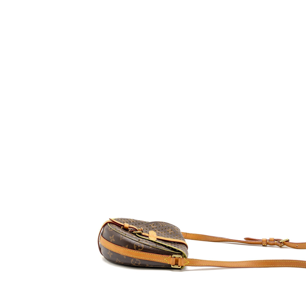 LOUIS VUITTON FLORE CHANTILLY MONOGRAM CANVAS BROWN/GREEN GHW