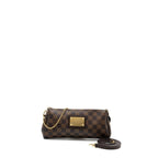 LOUIS VUITTON EVA POCHETTE DAMIER EBENE GHW