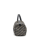 DIOR VINTAGE BOWLING BAG BLUE OBLIQUE CANVAS SHW