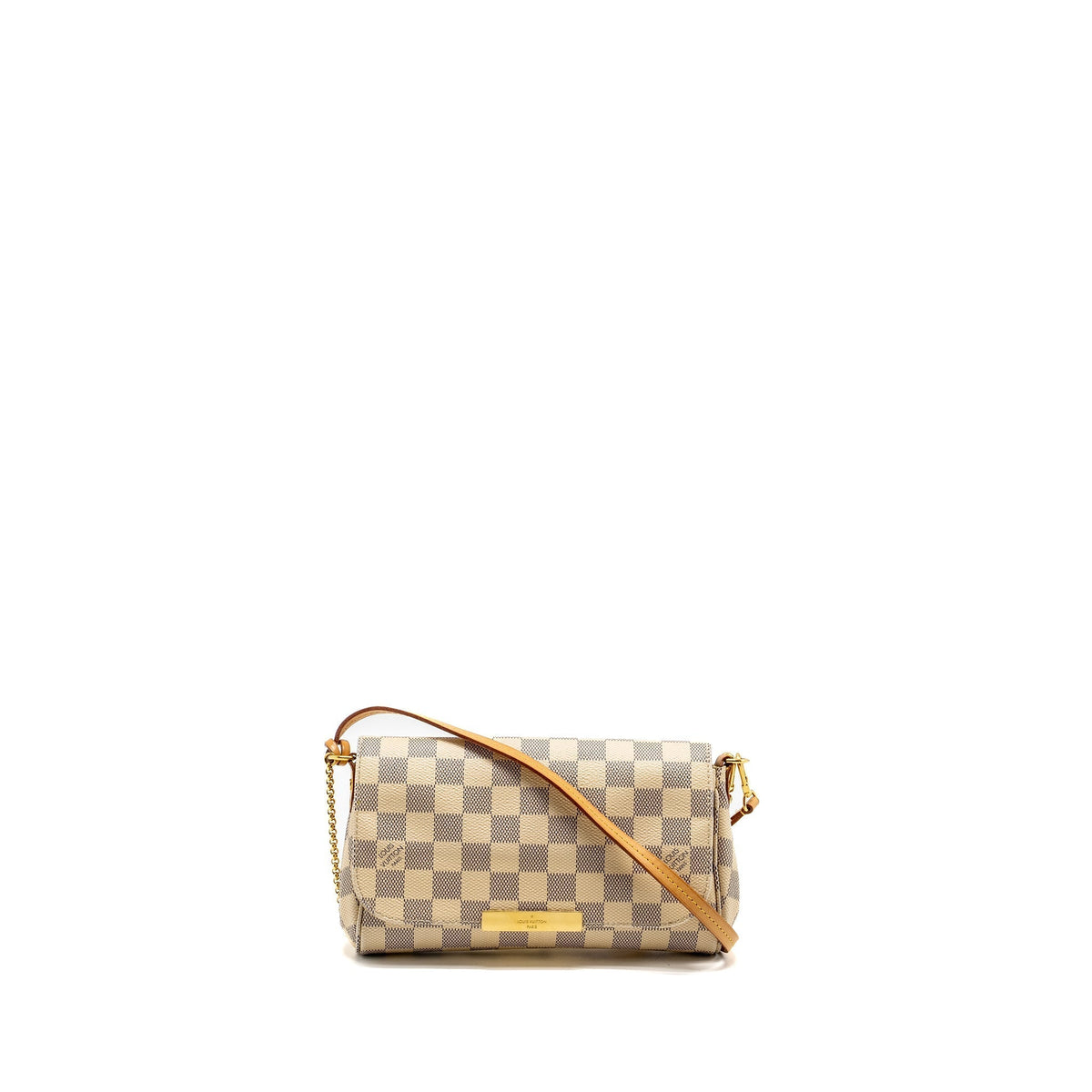 LOUIS VUITTON FAVORITE PM DAMIER AZUR CANVAS GHW