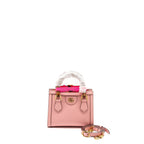 GUCCI MINI DIANA BAMBOO TOTE BAG LEATHER PINK GHW