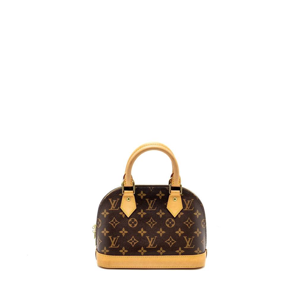 LOUIS VUITTON ALMA BB MONOGRAM CANVAS GHW