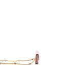 CHANEL MINI FLAP CARD HOLDER WITH CHAIN LIMITED EDITION LAMBSKIN LIGHT PINK GHW (MICROCHIP)