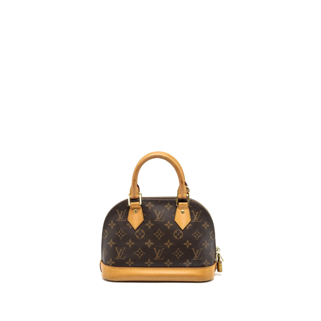 LOUIS VUITTON ALMA BB MONOGRAM CANVAS GHW