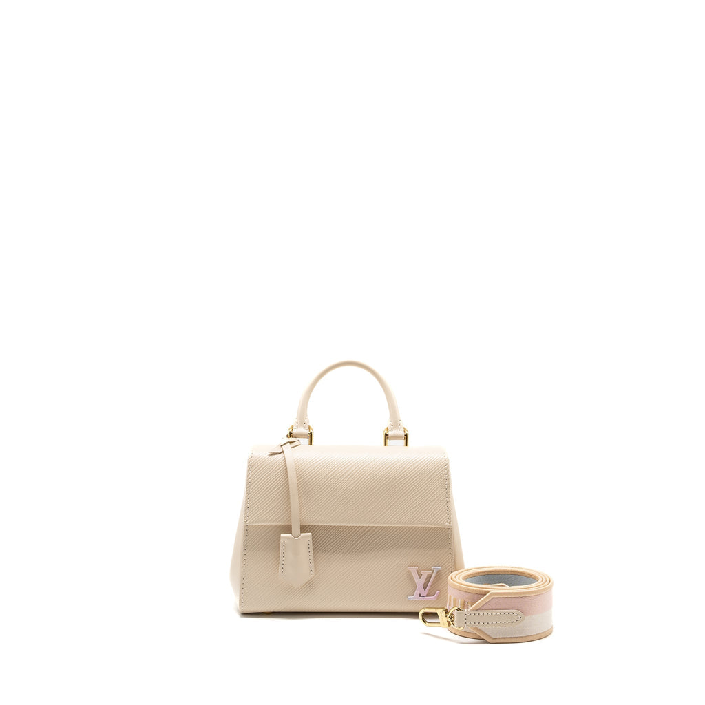 LOUIS VUITTON CLUNNY MINI EPI CREAM WHITE/MULTICOLOUR STRAP SHW