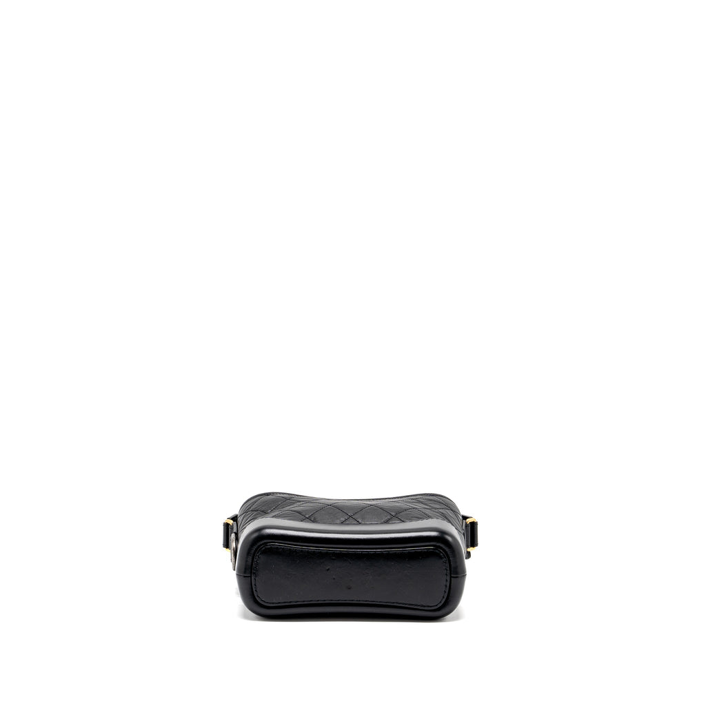 CHANEL SMALL GABRIELLE HOBO BAG CALFSKIN BLACK MULTICOLOUR HARDWARE