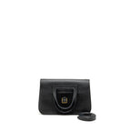 Hermes Halzan 25 Clemence Black GHW